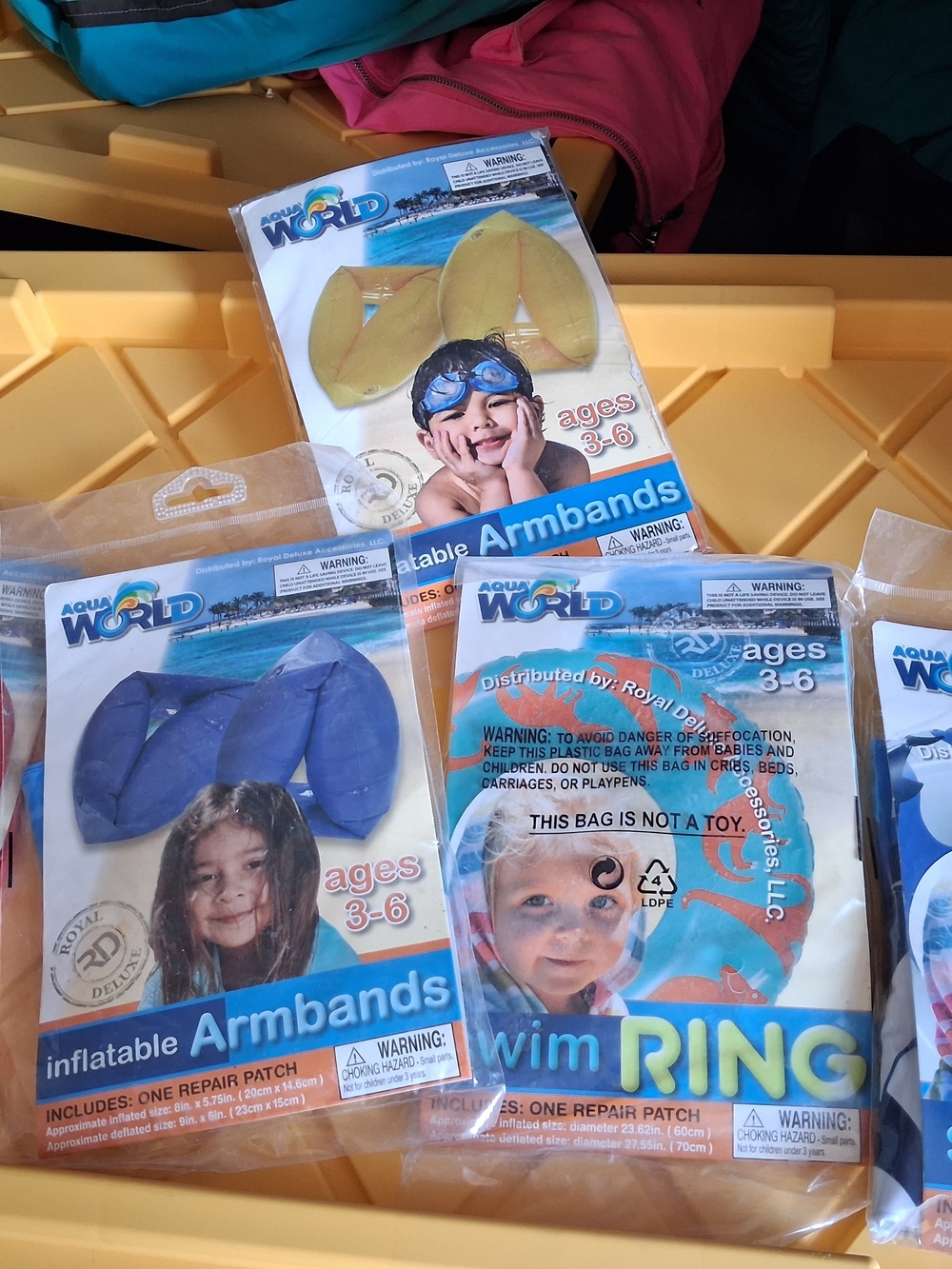 Kids Inflatable Armbands - Blue